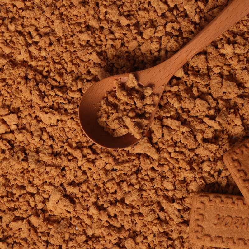 Crumbles de biscuits au caramel