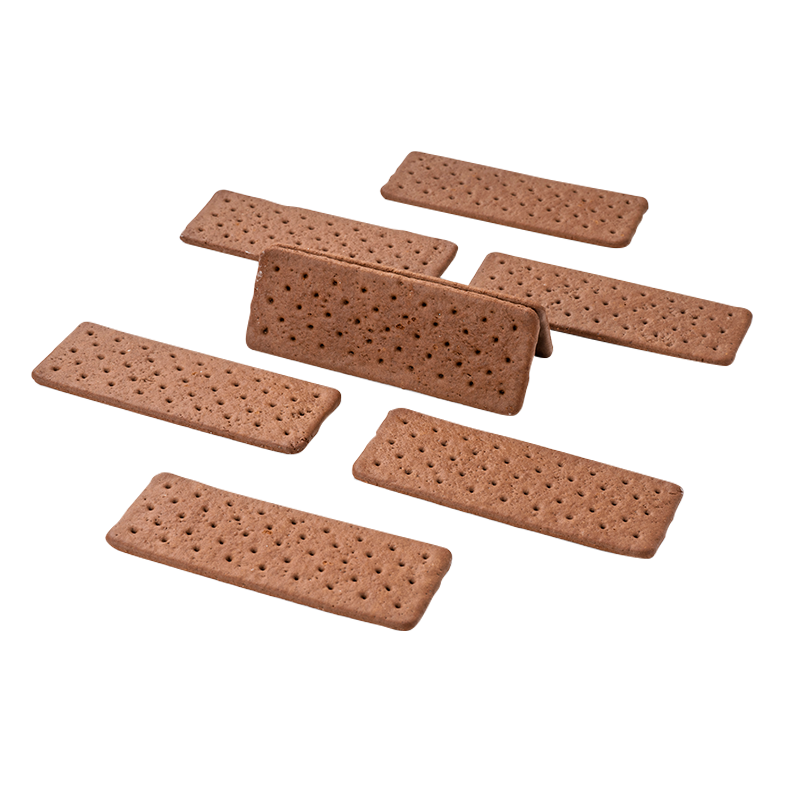 Biscuits durs rectangulaires au cacao Biscuits durs rectangulaires au cacao