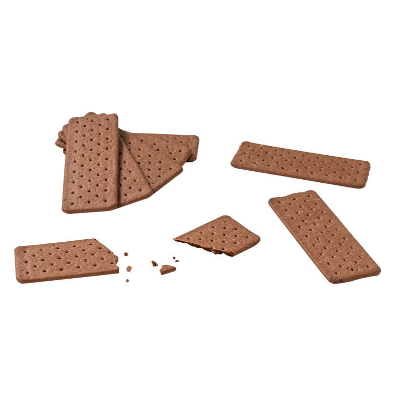 Biscuits durs rectangulaires au cacao Biscuits durs rectangulaires au cacao