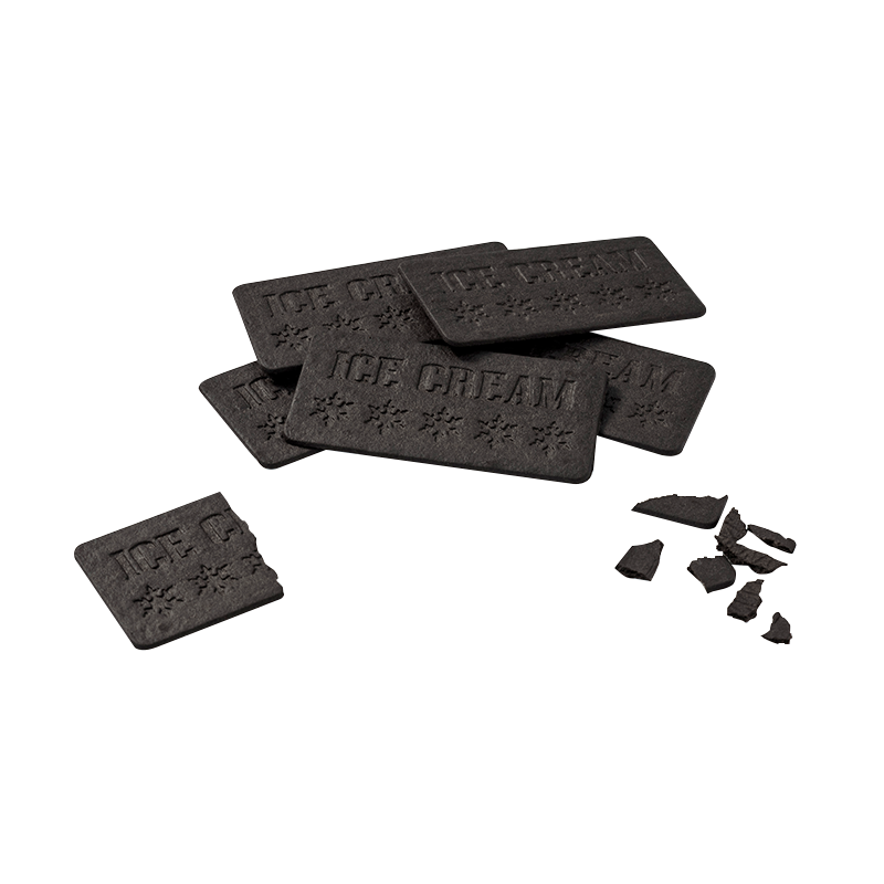Biscuits rectangulaires croustillants au cacao Biscuits rectangulaires croustillants au cacao