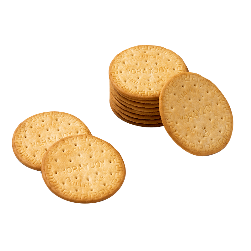 Biscuits durs ronds au beurre